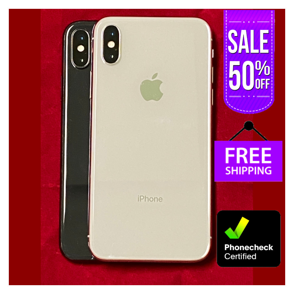 Apple iPhone X 64GB 256GB Unlocked Space Gray, Silver – Verizon, AT&T, T-Mobile
