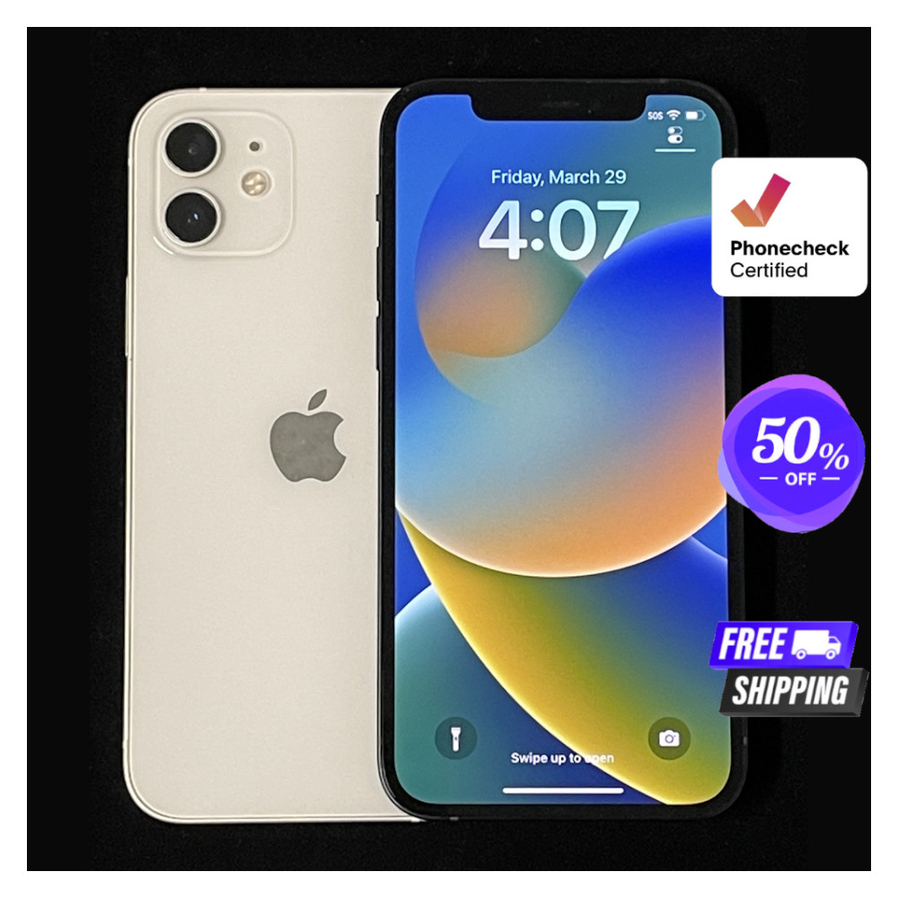 Apple iPhone 12 64GB Unlocked T-Mobile Verizon Straight Talk 5G iOS Excellent