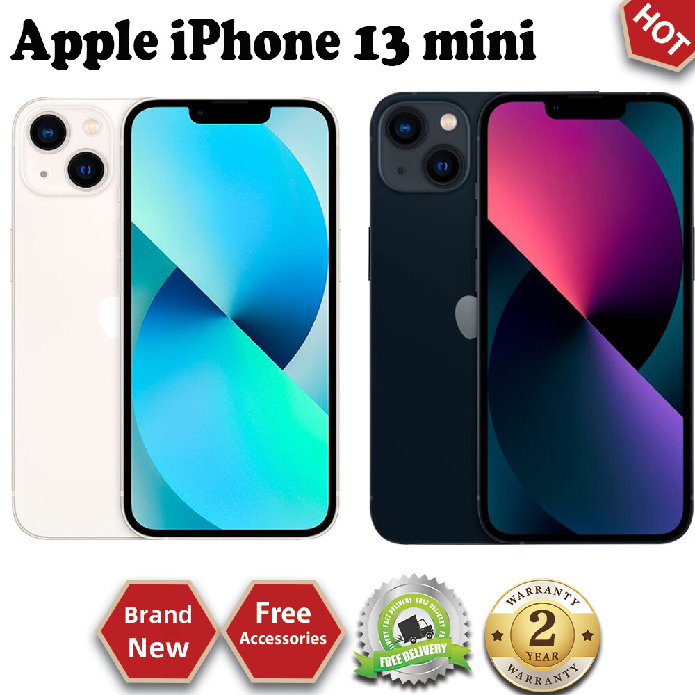 NEW Apple iPhone 13 MINI 5G A2481 128/256GB Factory Unlocked CDMA GSM All colors