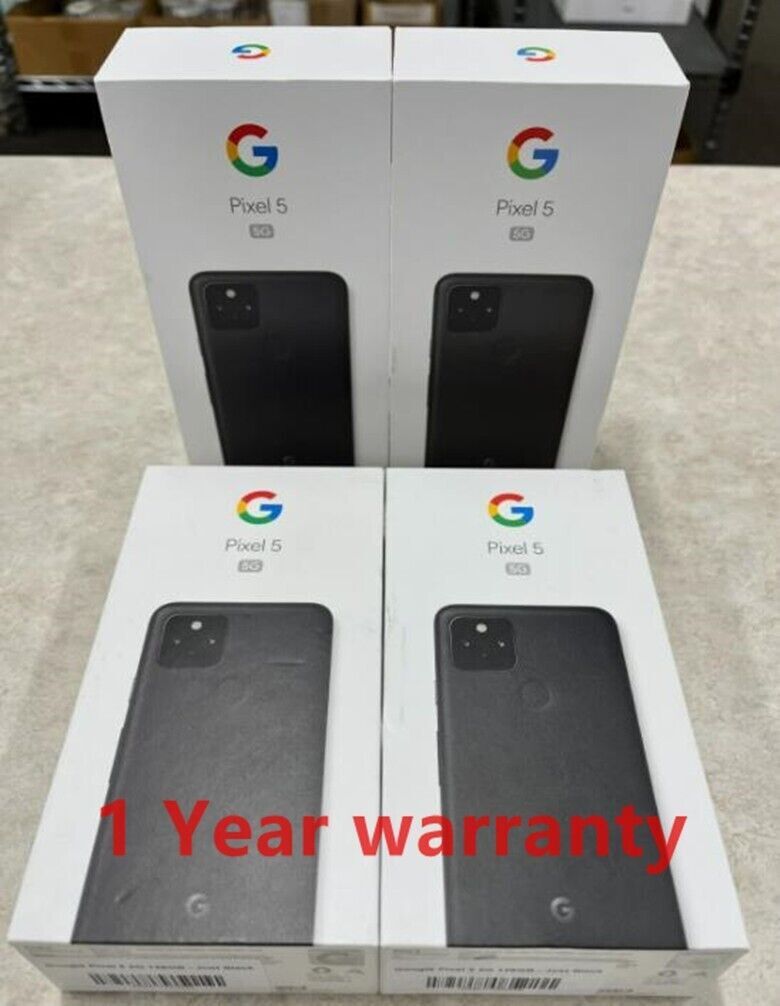 Original Google Pixel 5 128GB +8GB 5G Unlocked Android Smartphone New Sealed