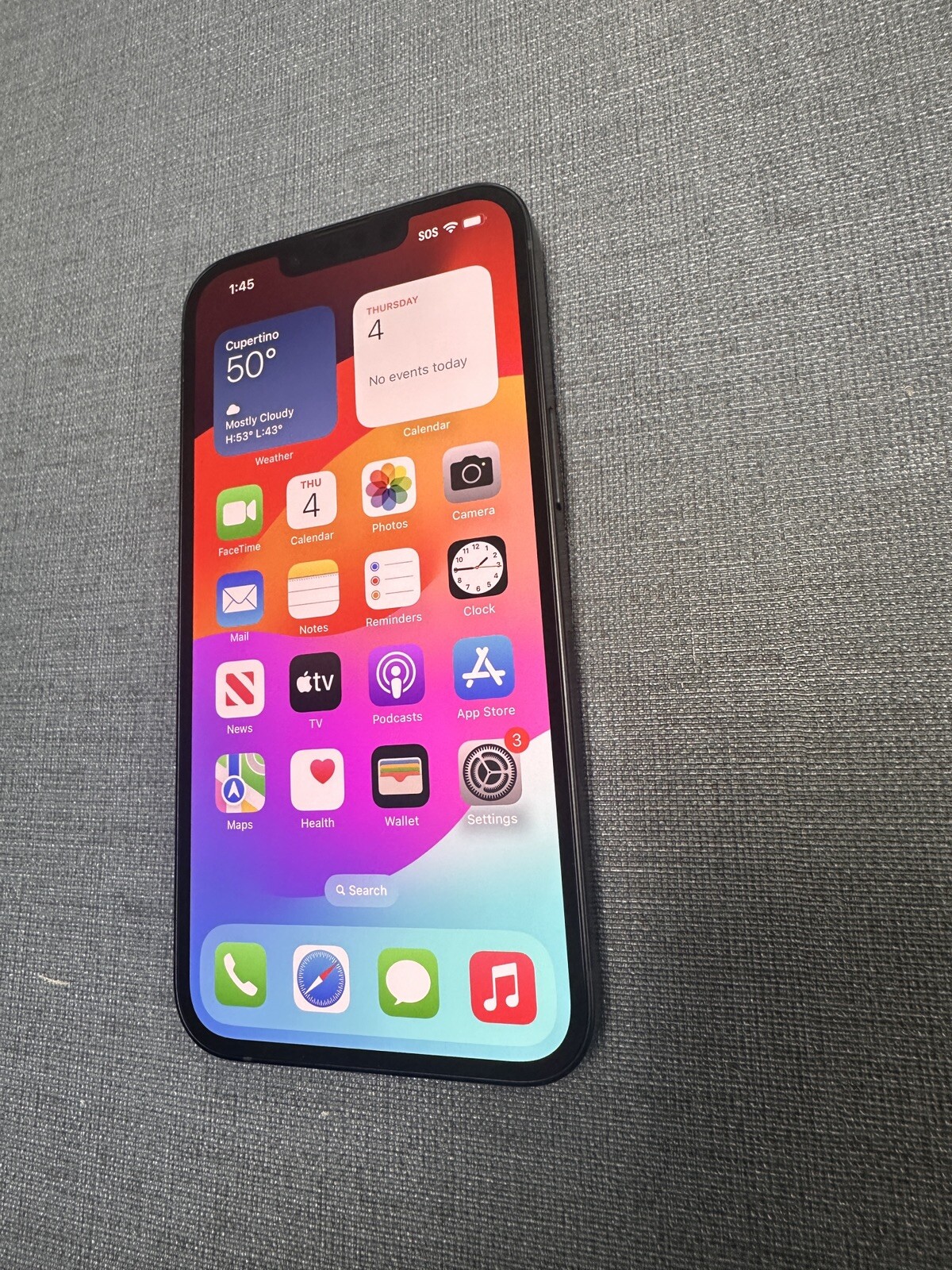 Apple iPhone 14 – 128 GB – Midnight (AT&T) – IMEI NOT GT – 100% BATTERY HEALTH