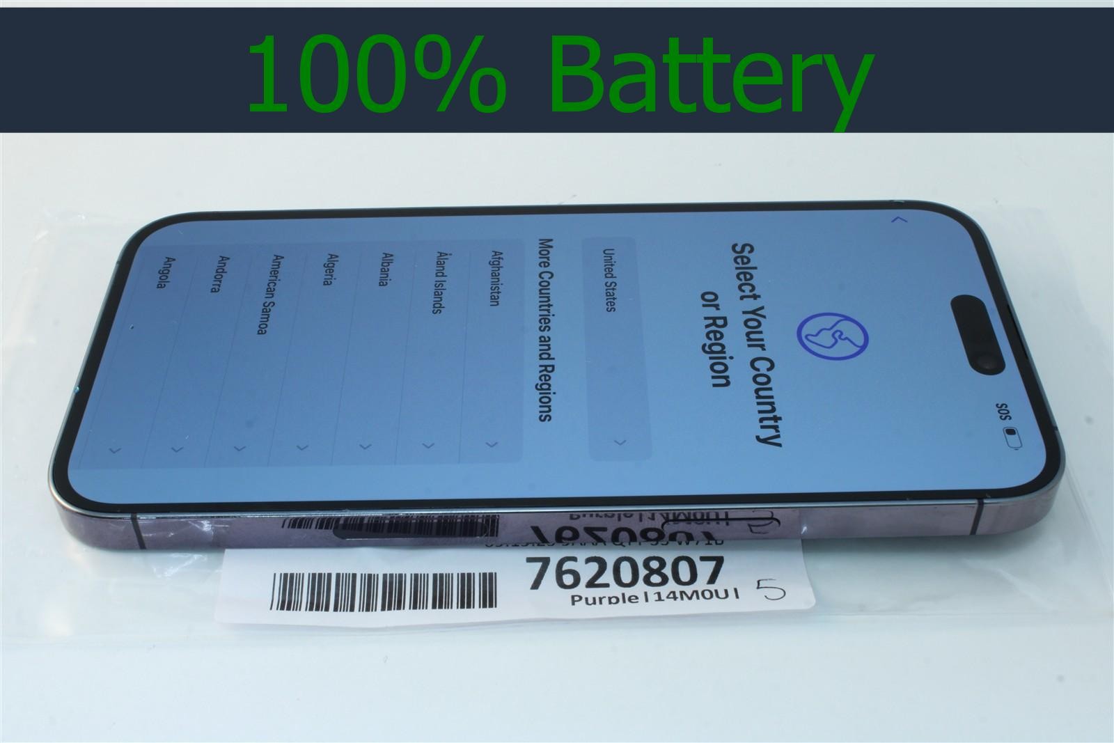 Apple iPhone 14 Pro Max 1TB Unlocked AT&T T-Mobile Verizon 100% batt! 7620807