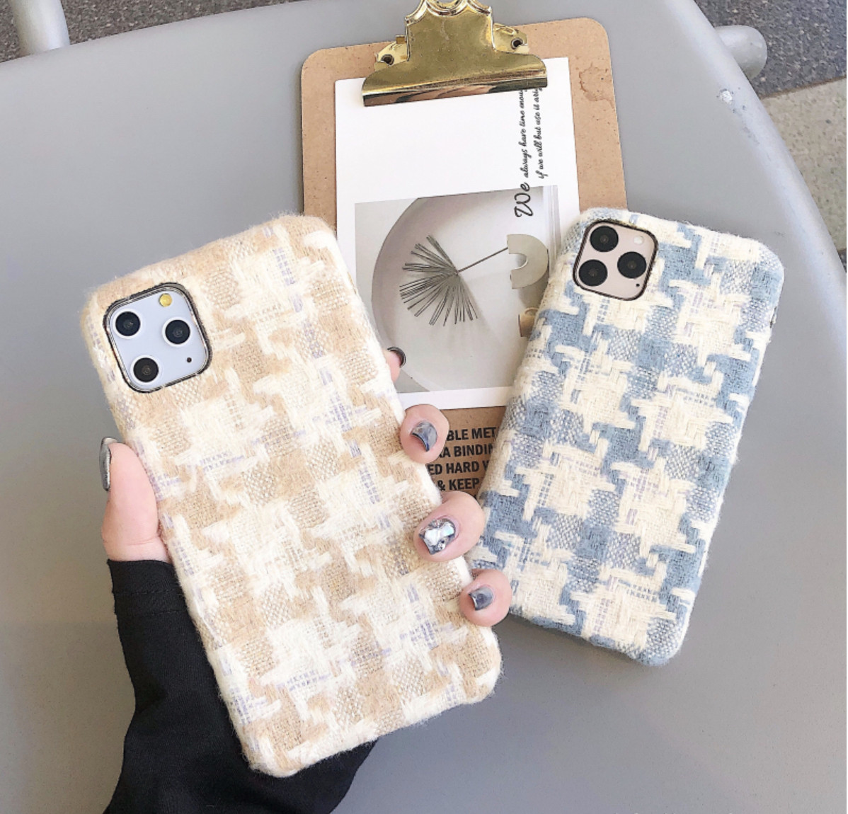 Cute Fashion Woolen Pattern Design Apple Phone Case for iPhone 11/11P/11PM