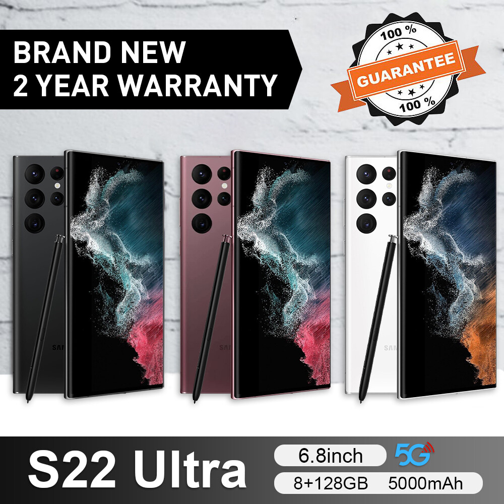 NEW SAMSUNG GALAXY S22 ULTRA 5G SM-S908U FACTORY UNLOCKED ALL COLORS &MEMORY