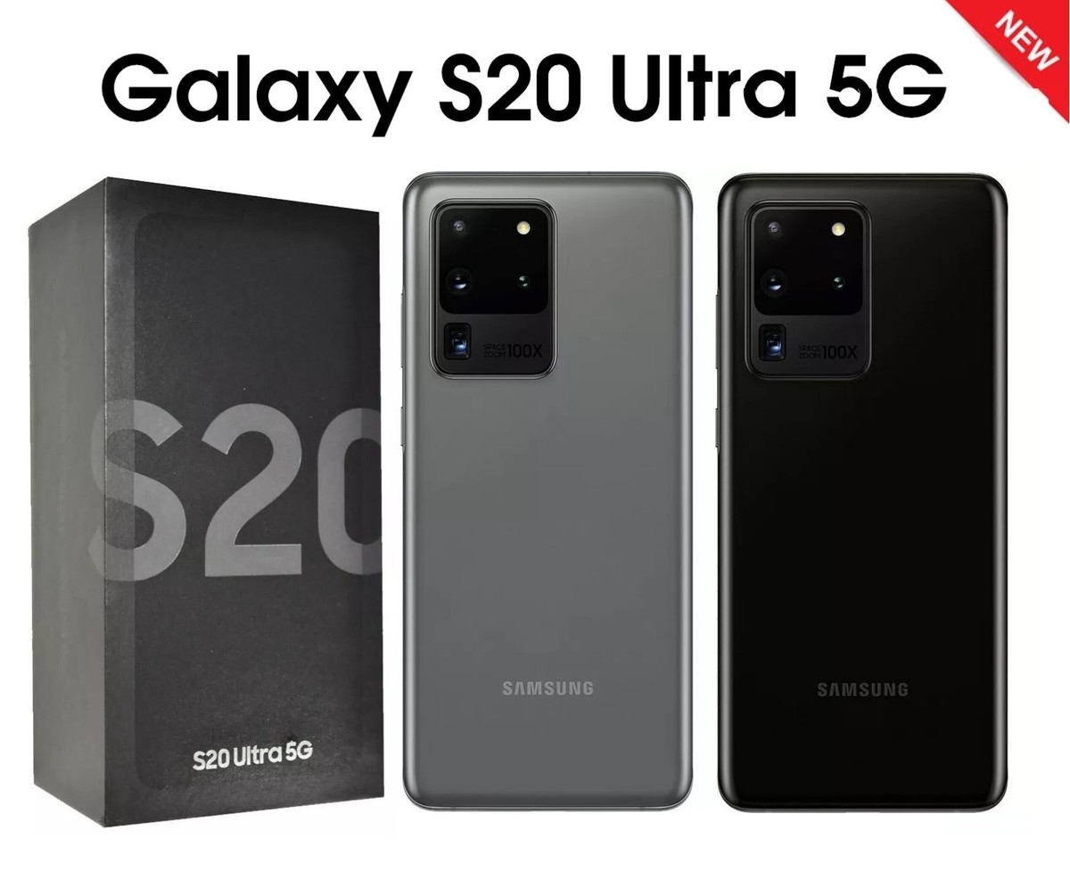 NEW SEALED Samsung Galaxy S20 Ultra 5G SM-G988U1 128GB Factory Unlocked