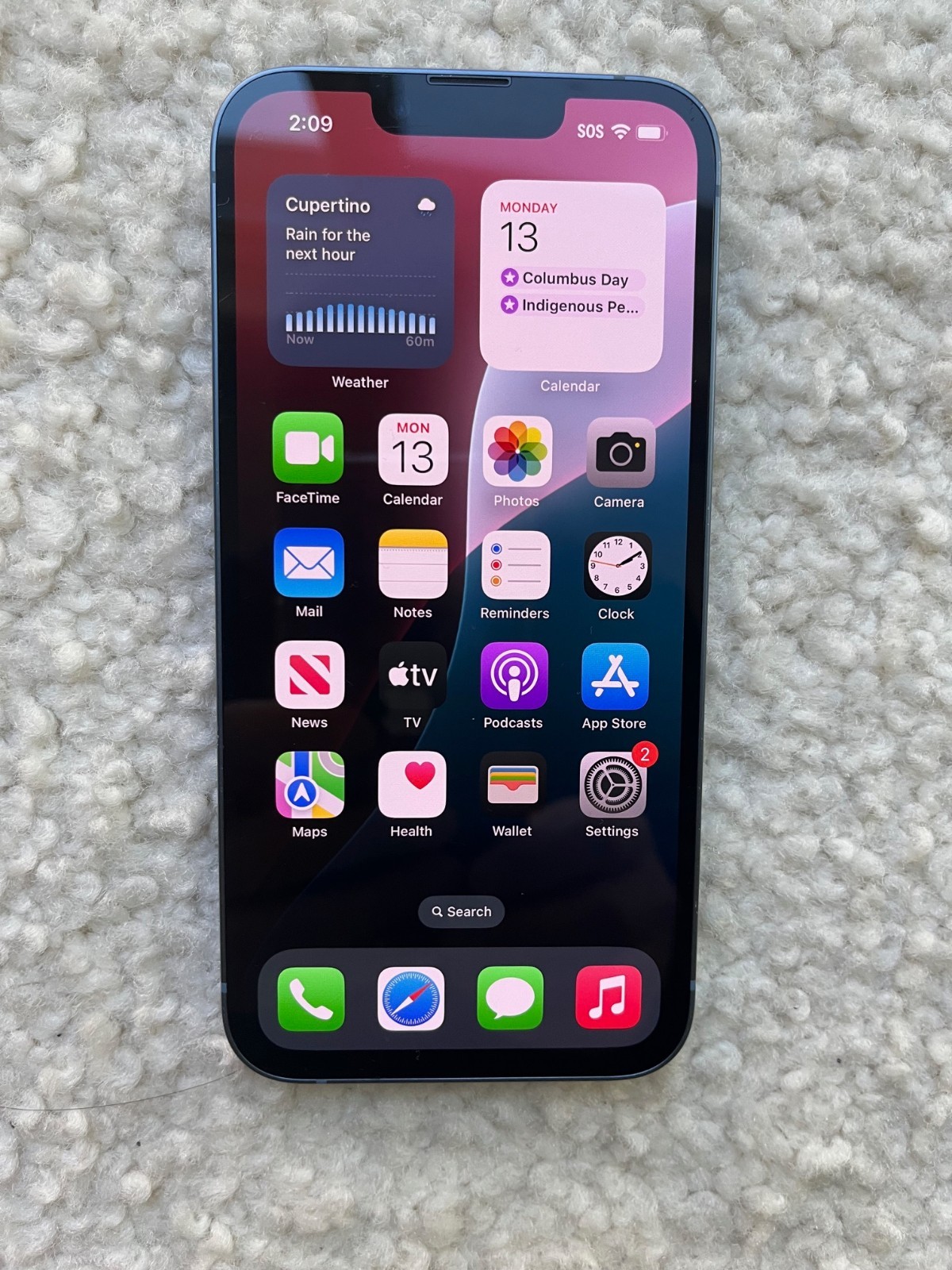 Very Good – Apple iPhone 14 128GB Unlocked A2649 Blue 100% Battery