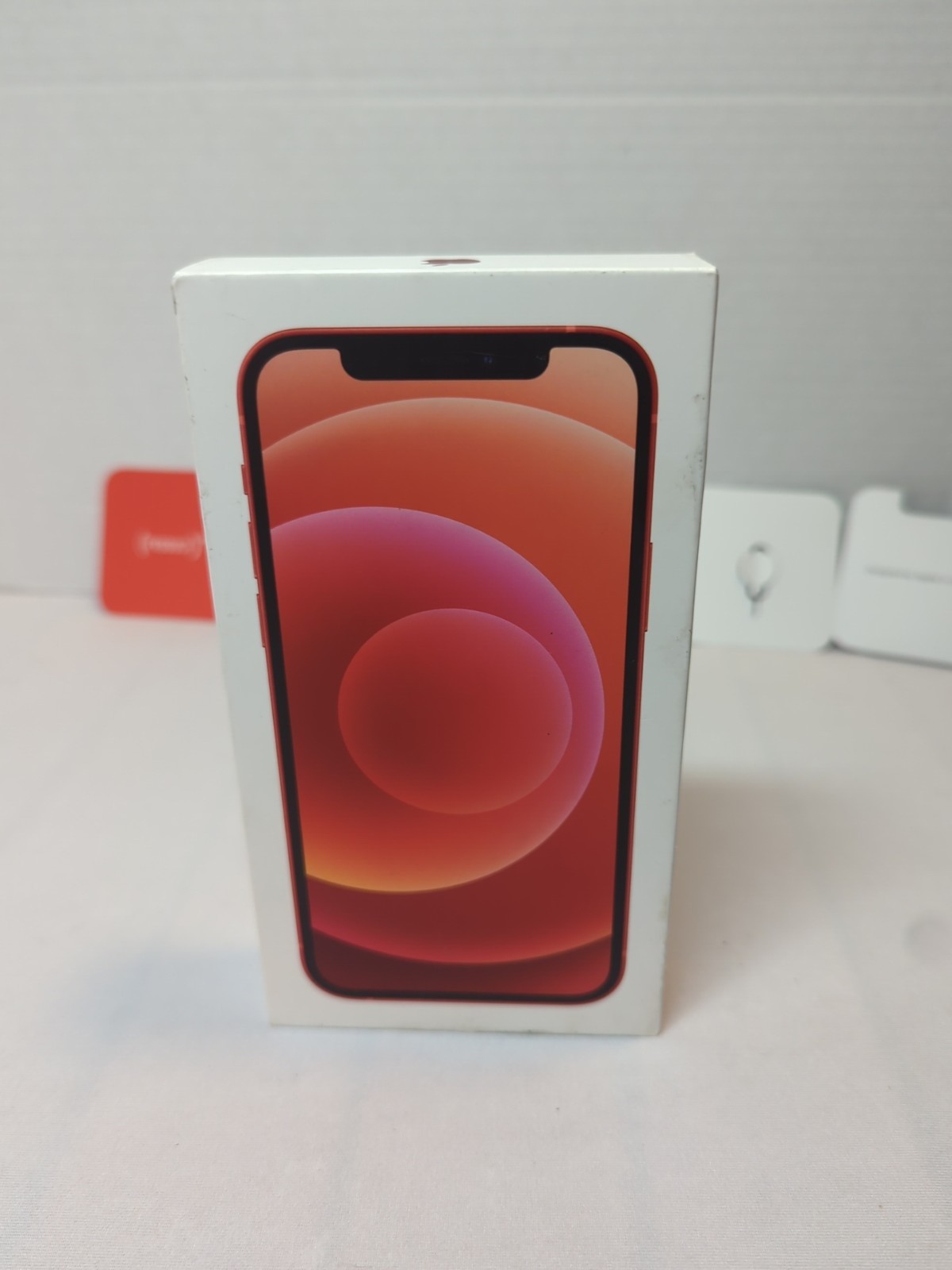 Apple  OEM  Box And Inserts Only NO PHONE 128 gb Red