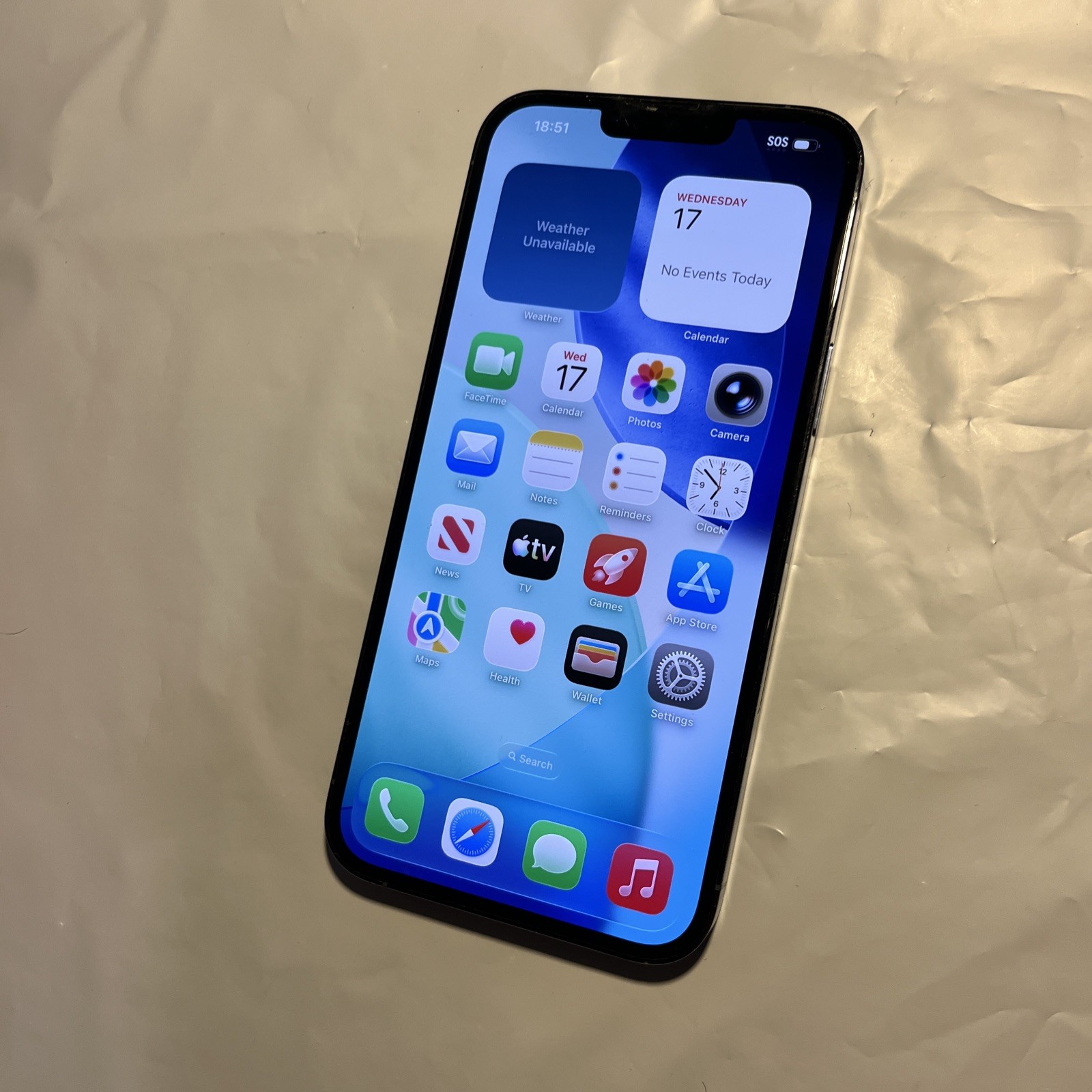 Apple iPhone 13 Pro Max – 128GB (T-Mobile)  Works Great  – READ DESCRIP!   (e73)