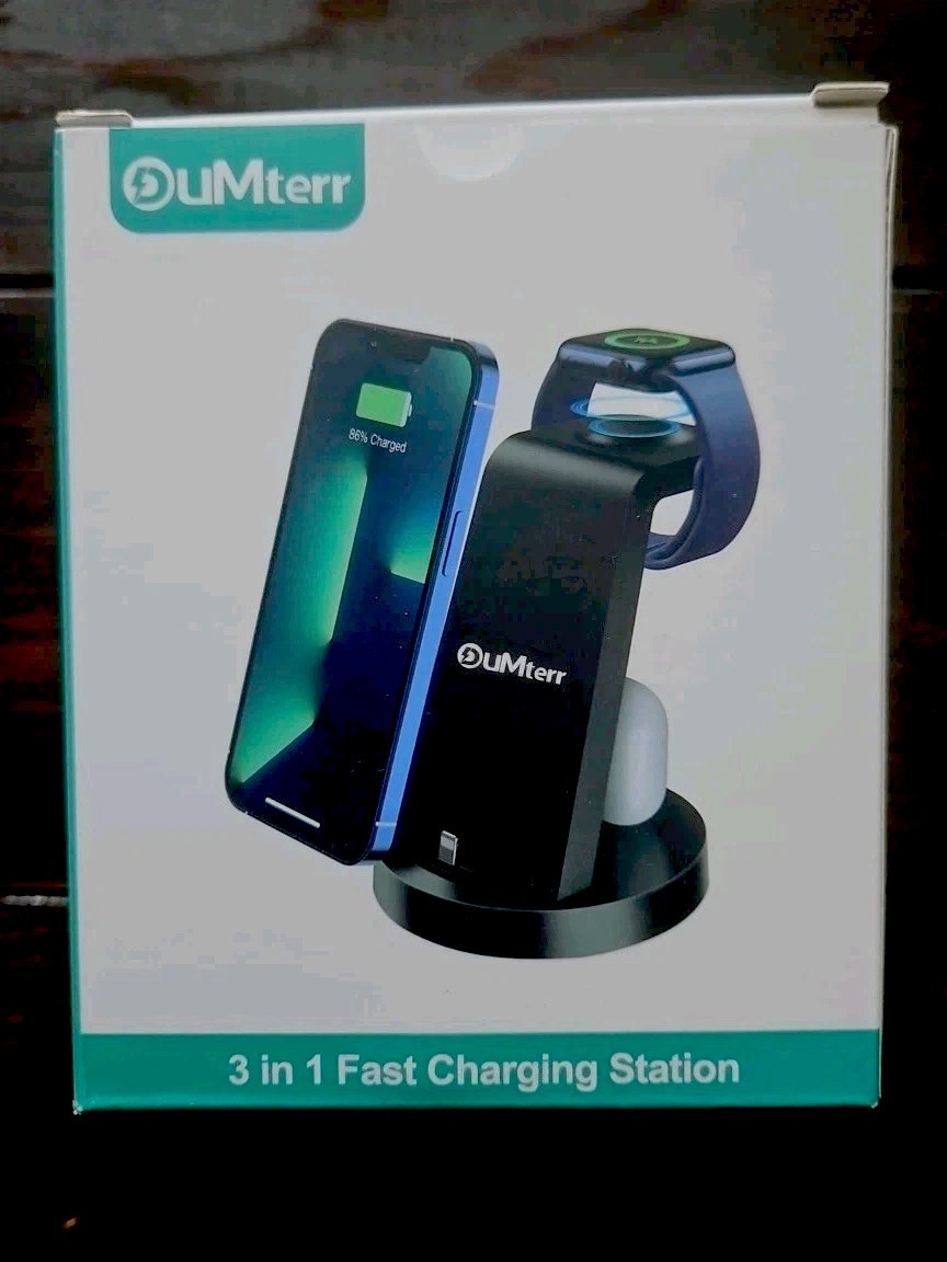 Charging Station 3-in-1 for Phone, Watch, Earbuds