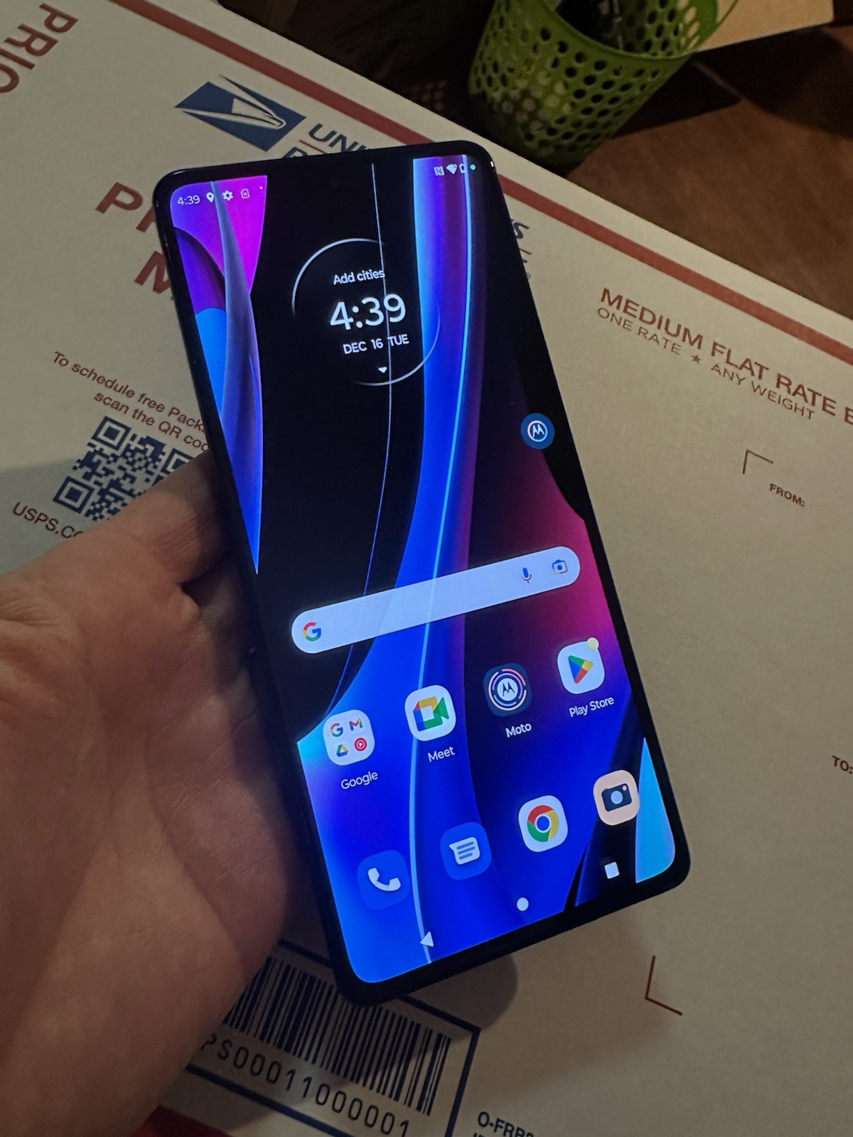 Motorola Moto Edge 2022 512GB  XT2201 Blue Unlocked Nice Android Smartphone