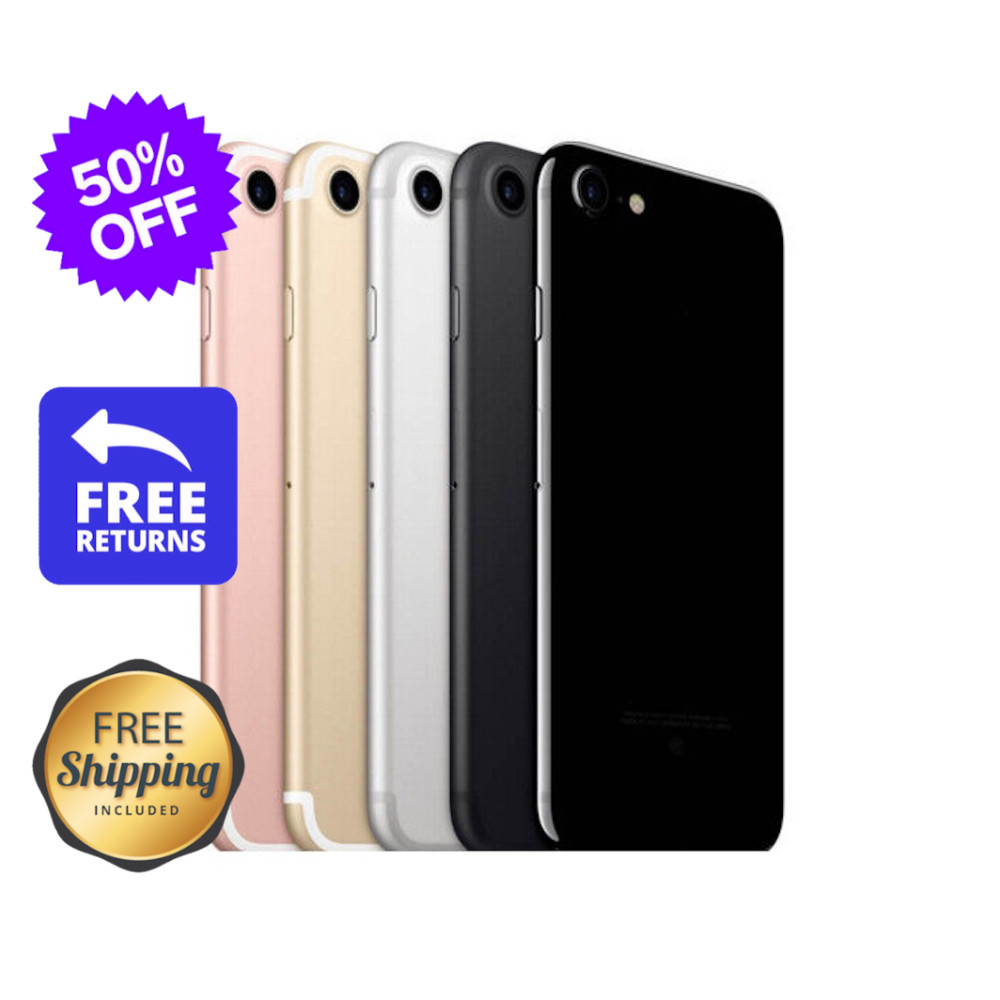 Apple iPhone 7 – 32GB/128GB – Unlocked – Verizon/AT&T – Rose Gold, Black,Gold