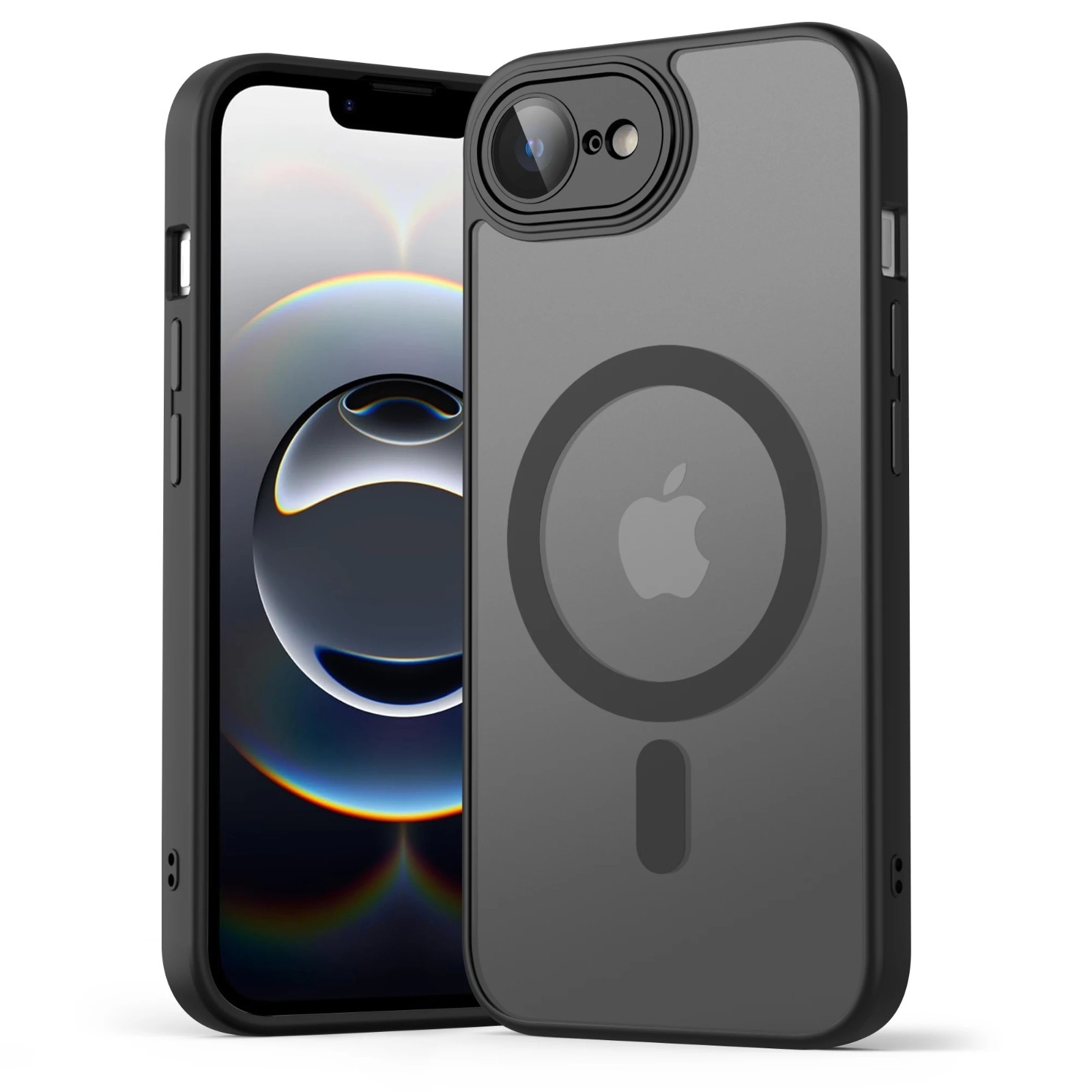 For iPhone 16e Phone Case Magnetic Translucent Slim Shockproof Cover