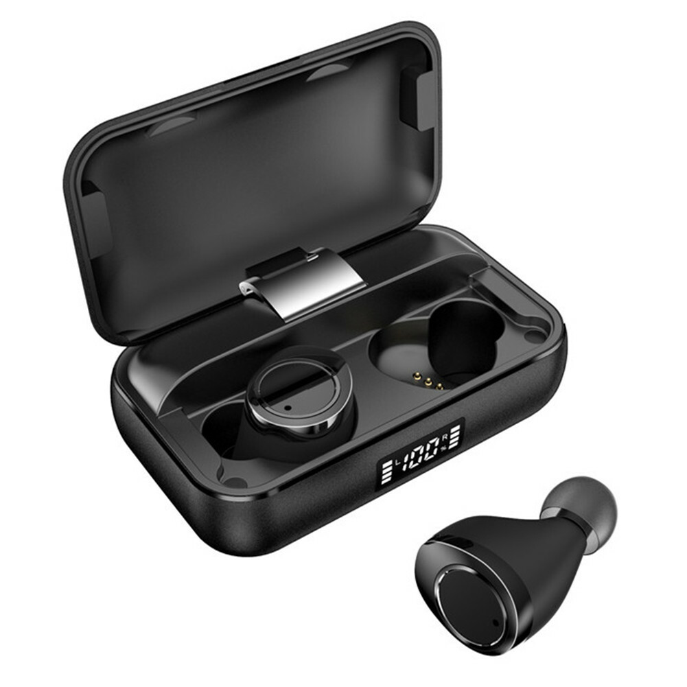 Wireless Mini Earphones Double Earbuds with Charging Box 3500mAh for iOS Android