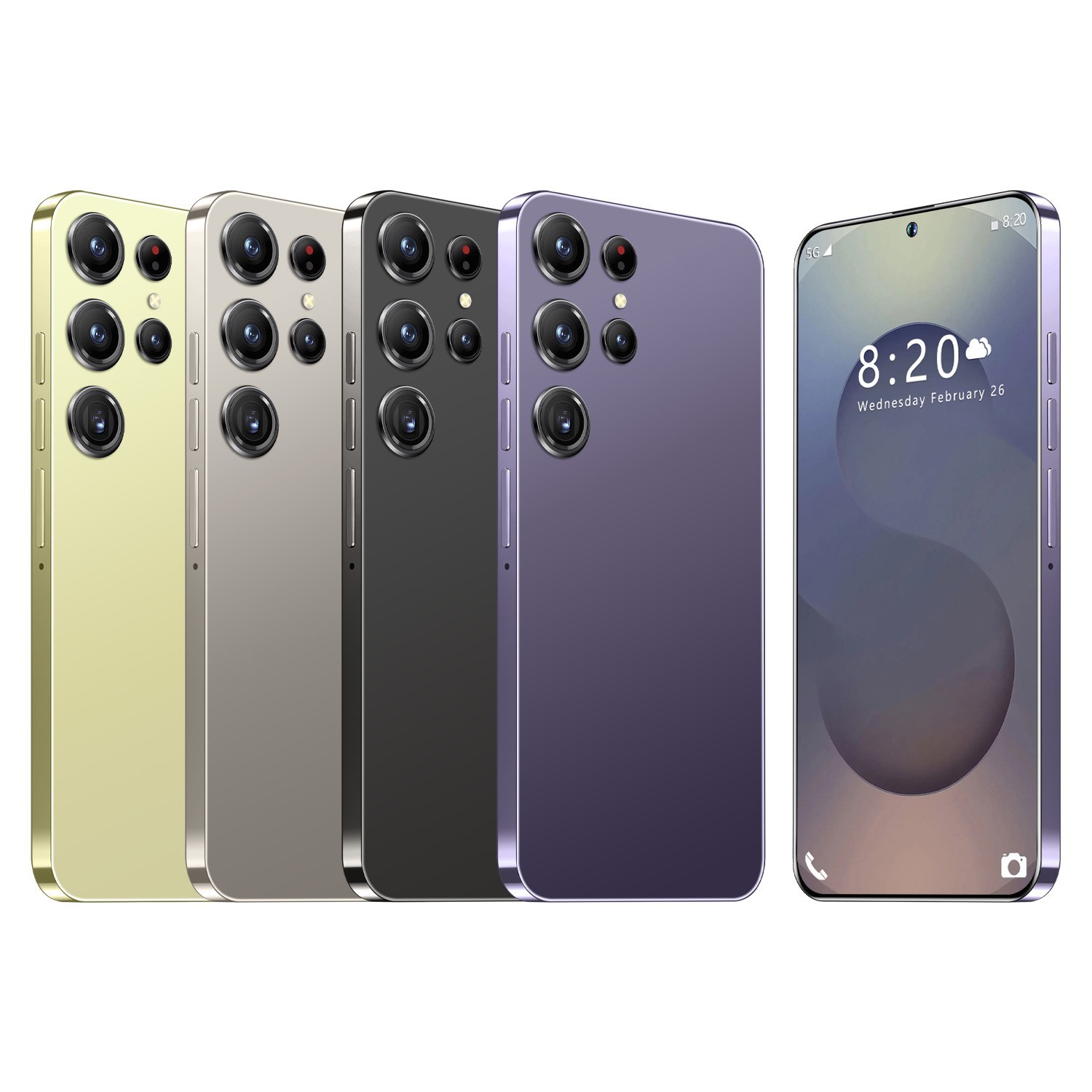 Unlocked 25 Ultra 5G Cell Phone 128GB Dual SIM Smartphone Android Cheap Phone