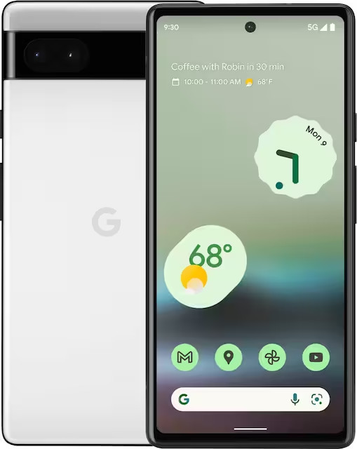 Google Pixel 6a – Unlocked – 128GB – White – Fair