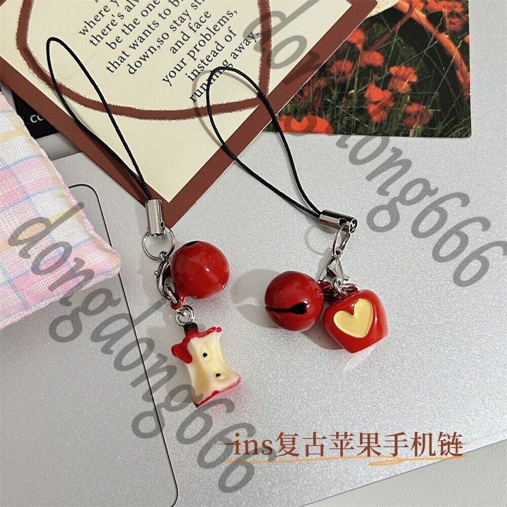 Apple Phone Chain Pendant Love and Deepspace Bag Phone Strap Pen Bag Caleb Gift
