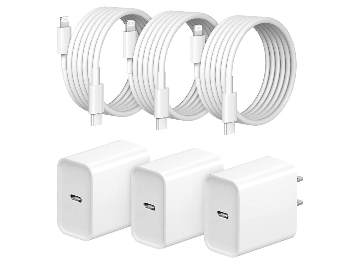 apple phone charger 3 Pack