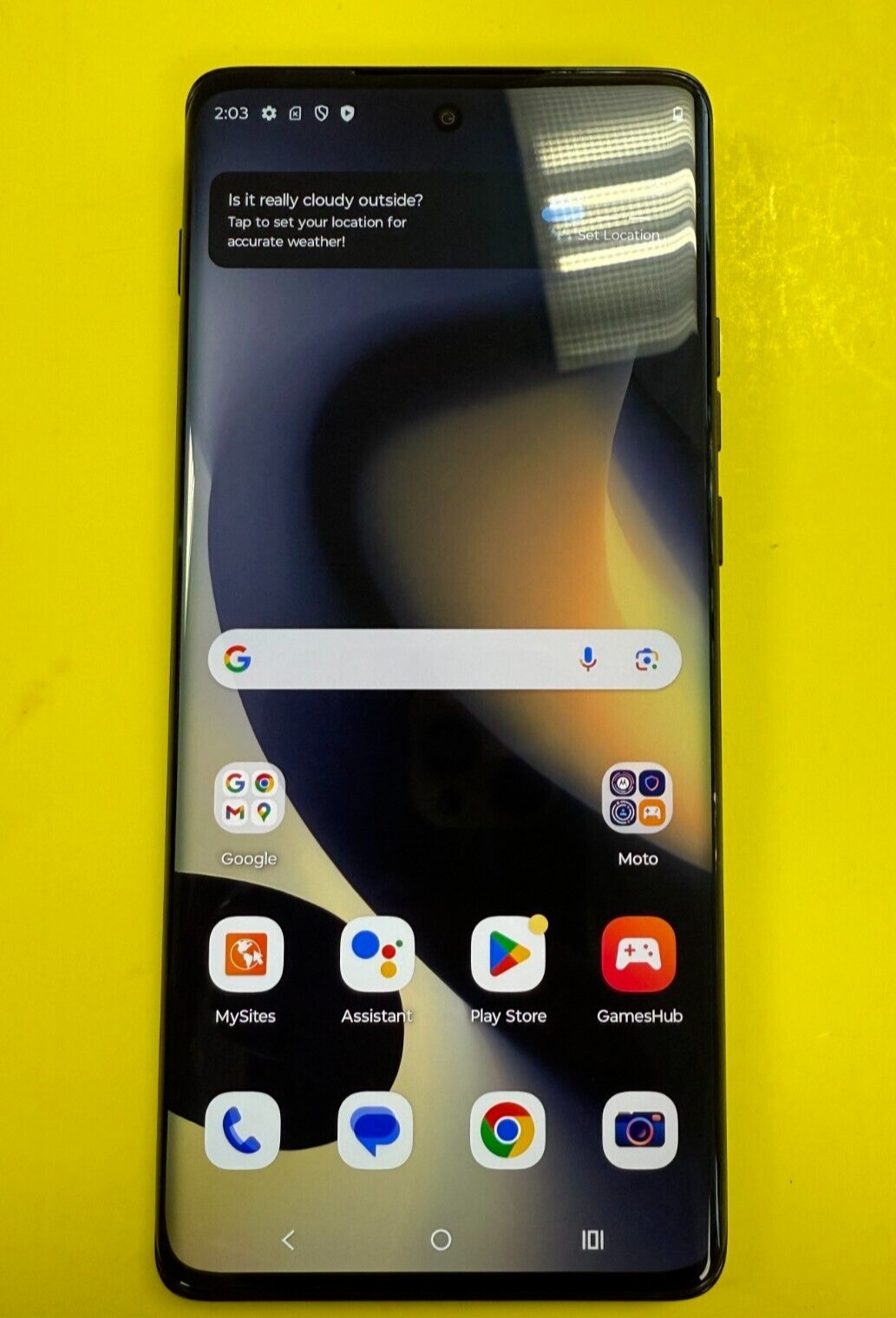 Motorola Edge 2024 – XT2405-1 – 256GB – Midnight Blue ( Unlocked) – Good Cond