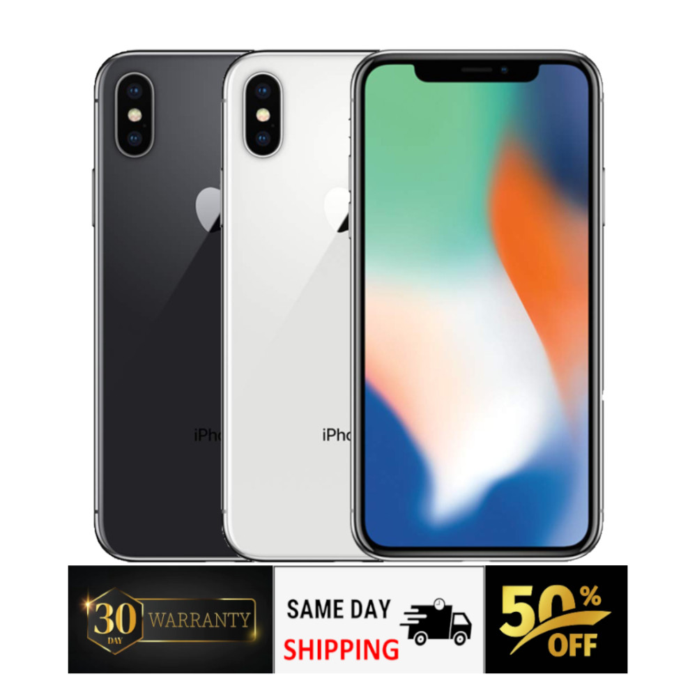 Apple iPhone X 64GB 256GB Verizon Unlocked T-Mobile At&t GSM/CDMA