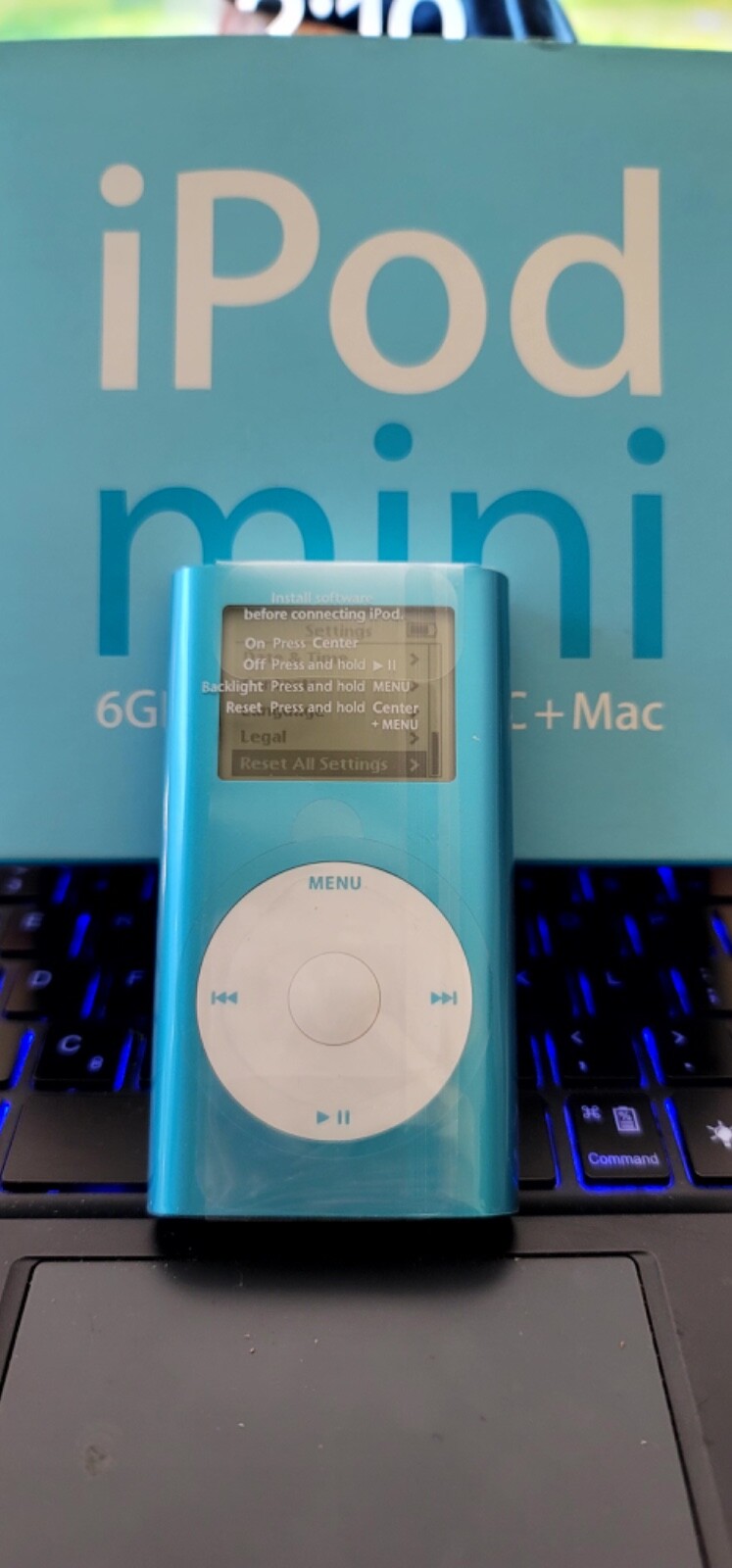 iPod mini 2nd generation blue