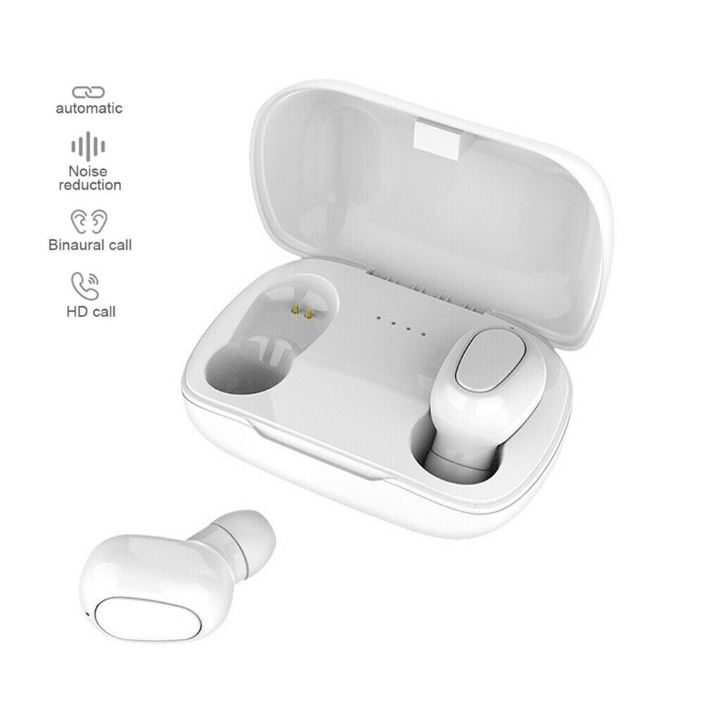 Bluetooth Wireless Headset Earphones Stereo Music Earbuds with Charging Case