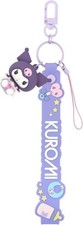 Sanrio Character Kuromi Hand Strap With 3D Mascot Smartphone Accessories New JP