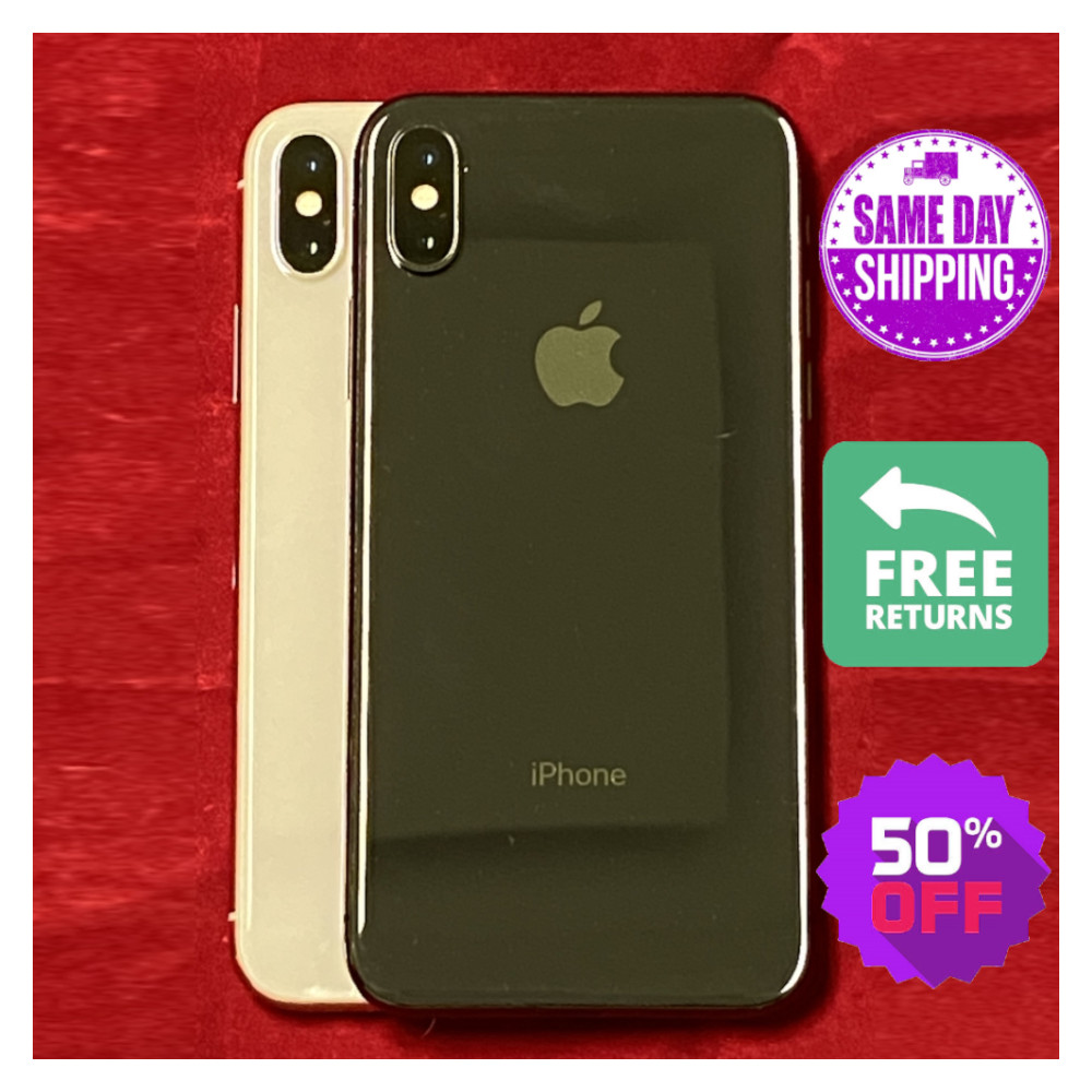 Apple iPhone X iOS LTE At&t✅ Unlocked✅ Verizon✅ T-Mobile✅ 64GB 256GB Smartphone