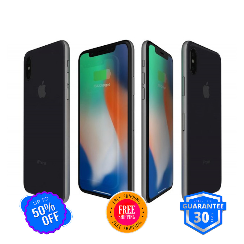 Apple iPhone X GSM/CDMA At&t Unlocked Verizon T-Mobile 64GB 256GB LTE