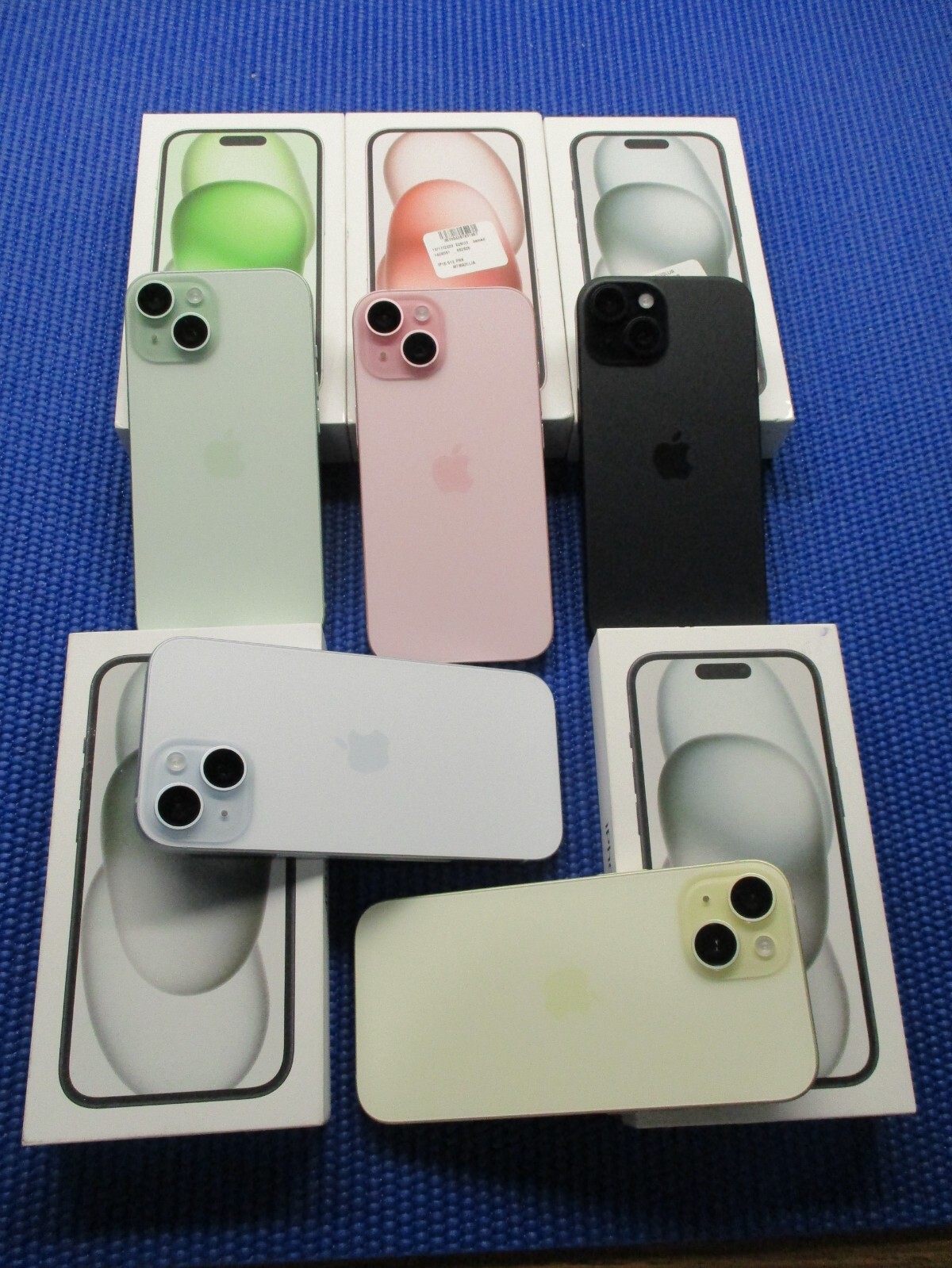 Apple iPhone 15 128GB A2846 Blue Pink Black Green Factory Unlocked New Open Box