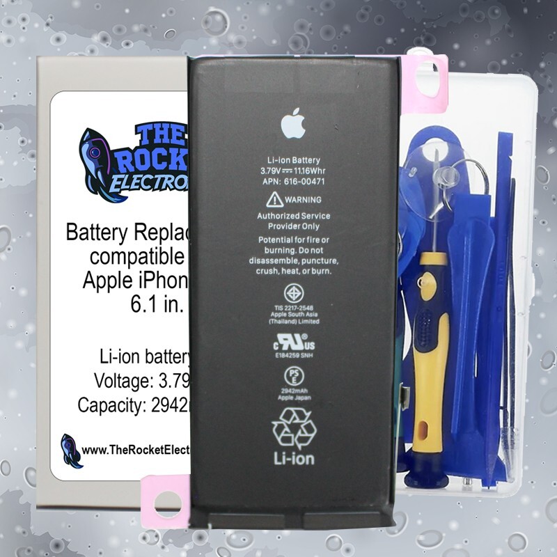 Battery Replacement Compatible W/ Apple Phone XR  6.1 -2942mAh + Screwdriver Set