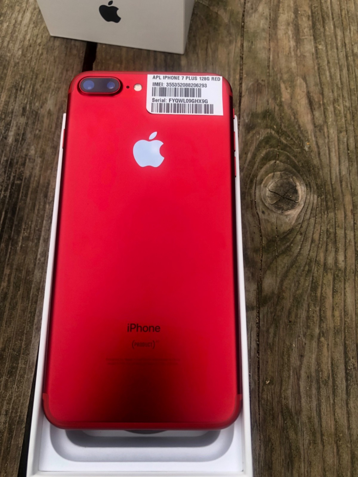 Apple iPhone 7 Plus – 128 GB – Red (Unlocked)