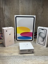 Lot of 4 APPLE Phone 🍏 16, air Pods, 8 Gold, iPad Electronic BOXES  *EMPTY*