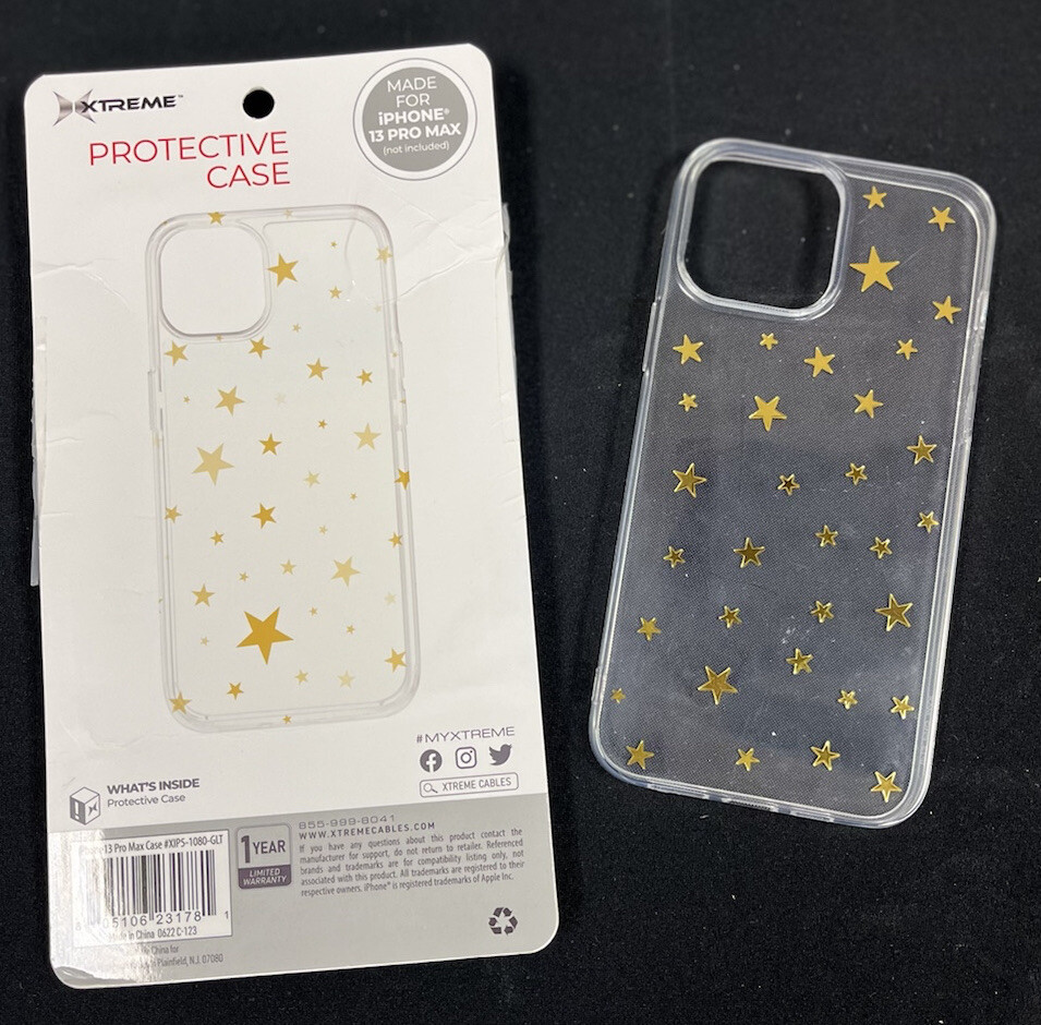 iPhone 13 Pro Gold Stars Max Xtreme Protective Case For Apple  Phone Case Clear