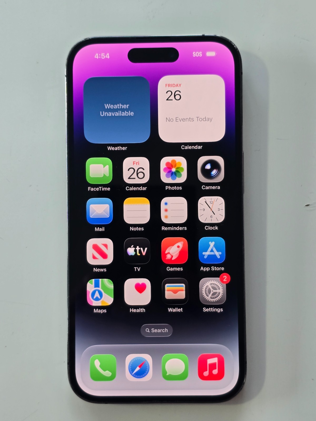 Apple iPhone 14 Pro 128GB Purple AT&T A2650