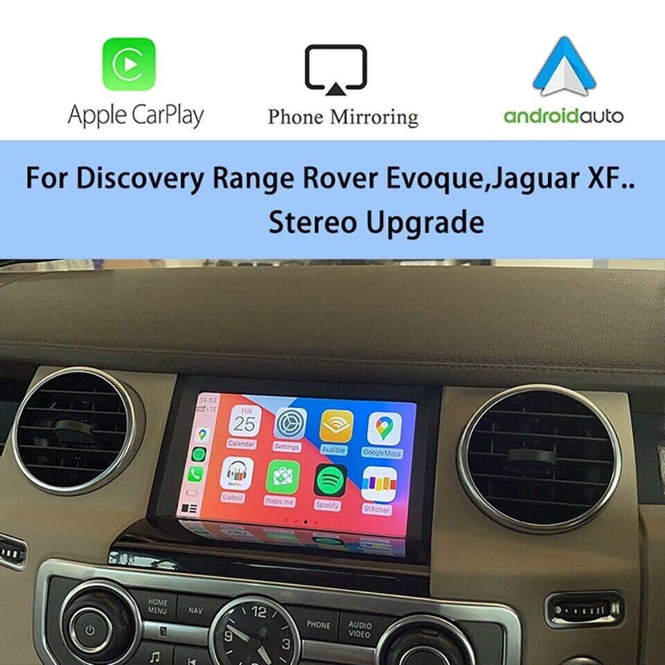 Aftermarket CarPlay For Range Rover Evoque Apple Phone Mirroring Android Auto