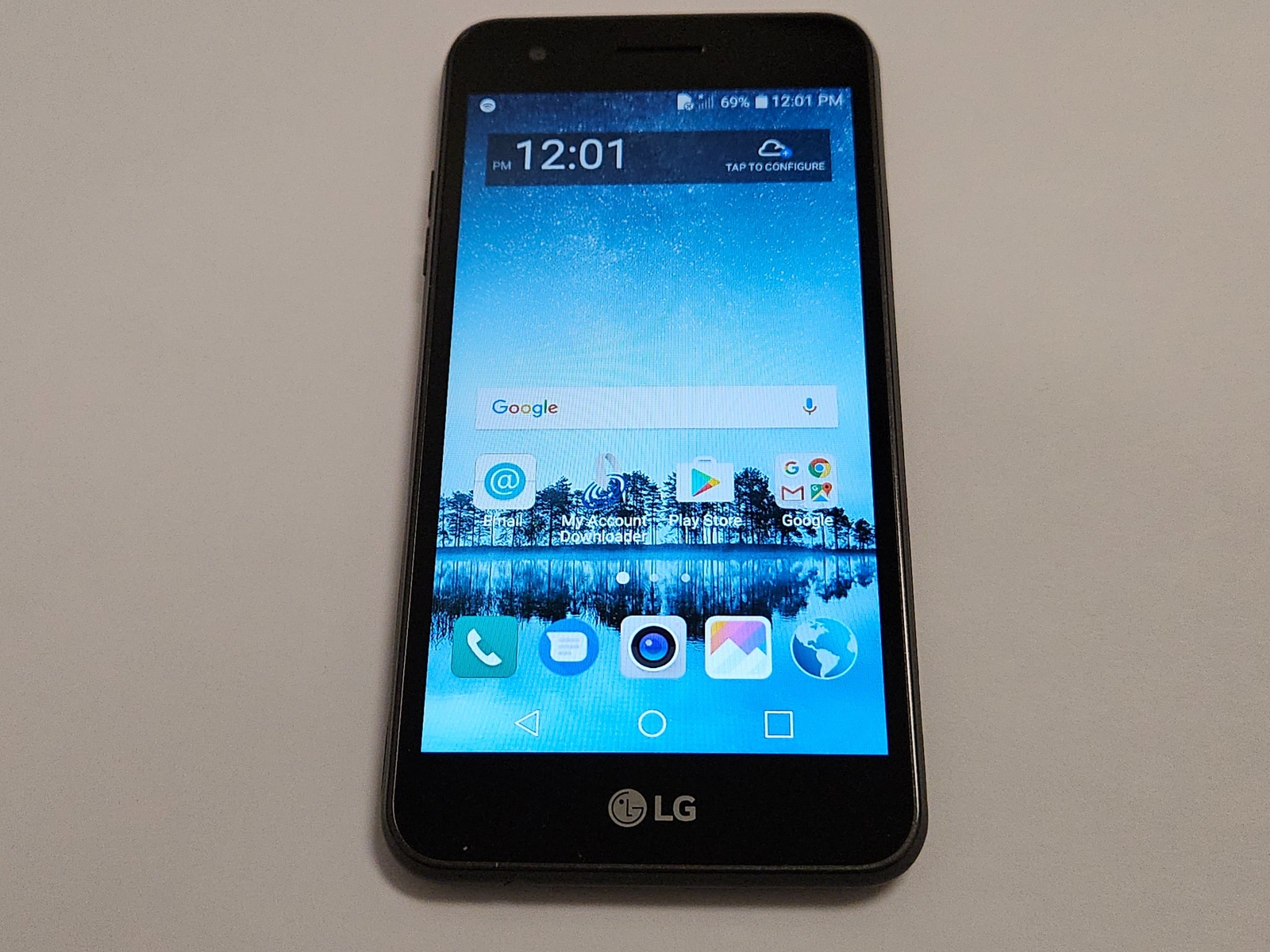 LG Rebel 3 LGL158VL 16GB Black/Gray TracFone Wireless Smartphone/Cell Phone