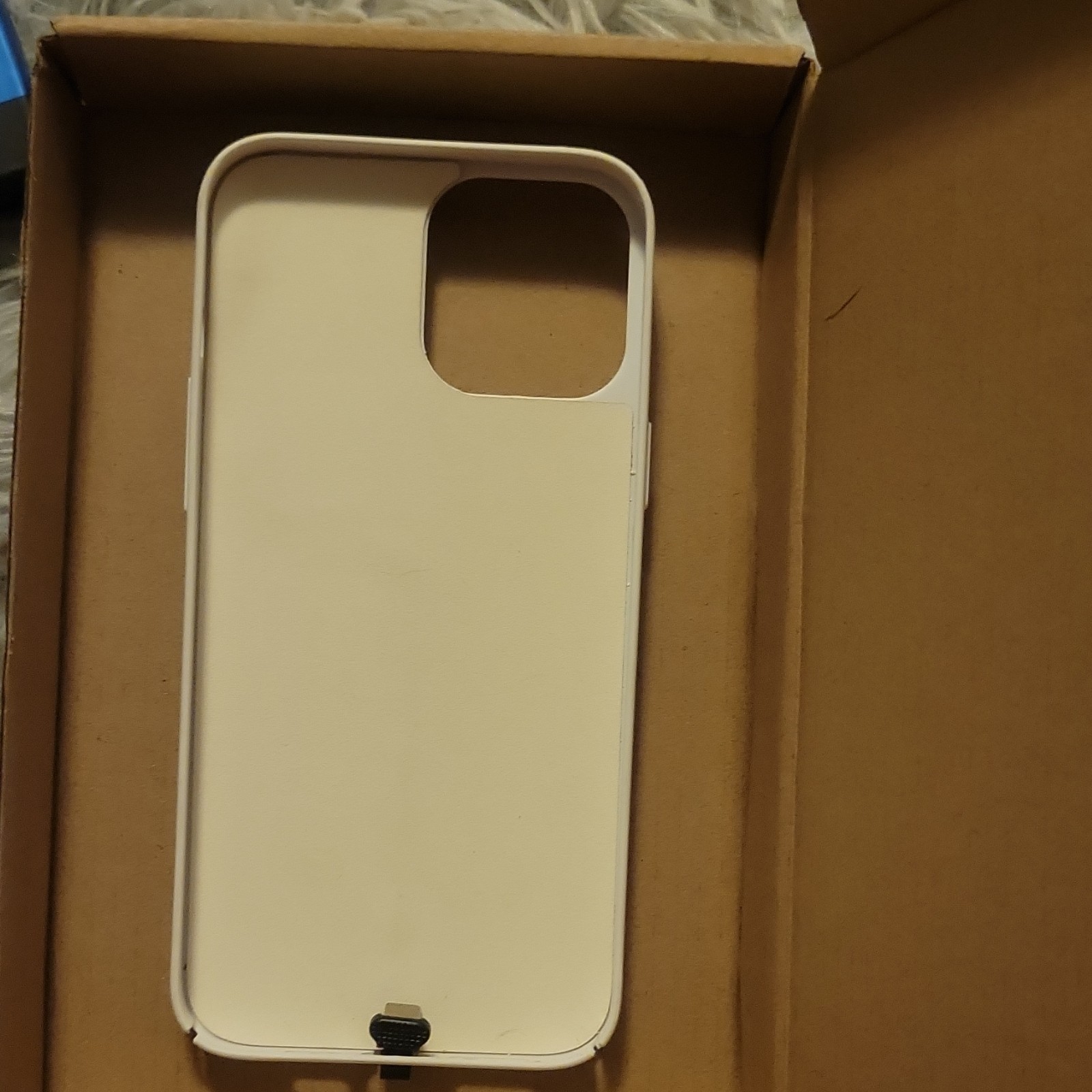 White Back Case Camera Cover Plain Hard Protective Fitted Shell For Apple Phone