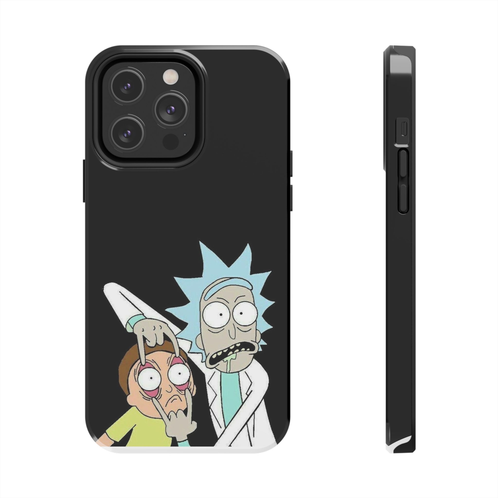 Tough Apple phone cases Rick and Morty