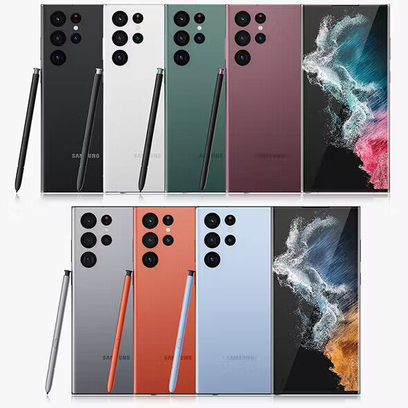 Samsung Galaxy S22 Ultra 5G SM-S908U 128/256/512GB FACTORY UNLOCKED ❖Excellent❖