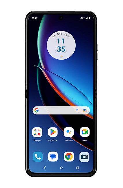 AT&T Motorola Razr+ Plus 5G 256GB Black XT2321-5 Foldable Phone Excellent