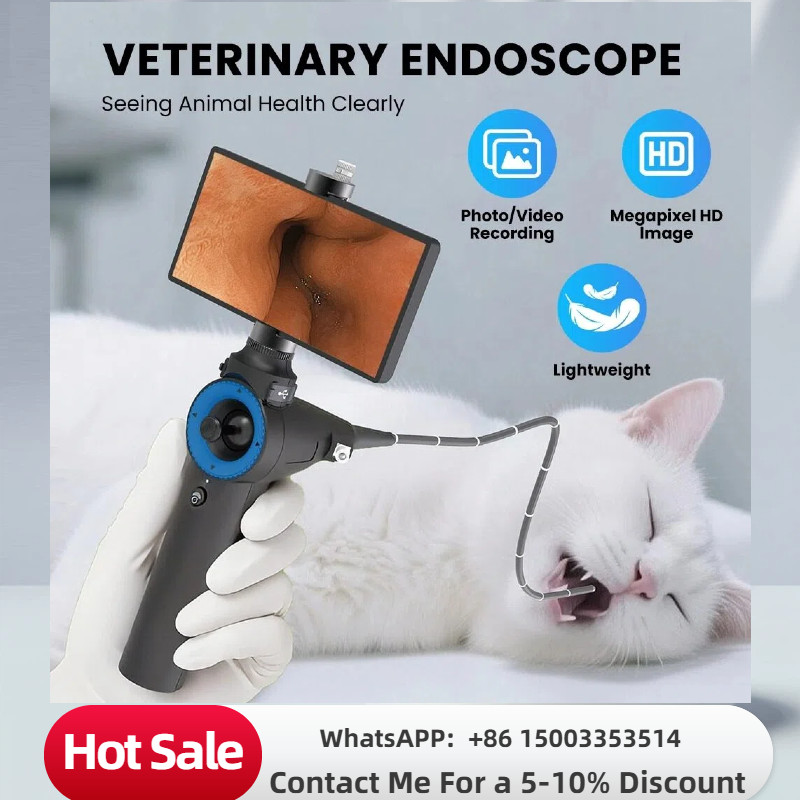 Flexible Digital Endoscope for Animal Examination and Treatment 360 Degree