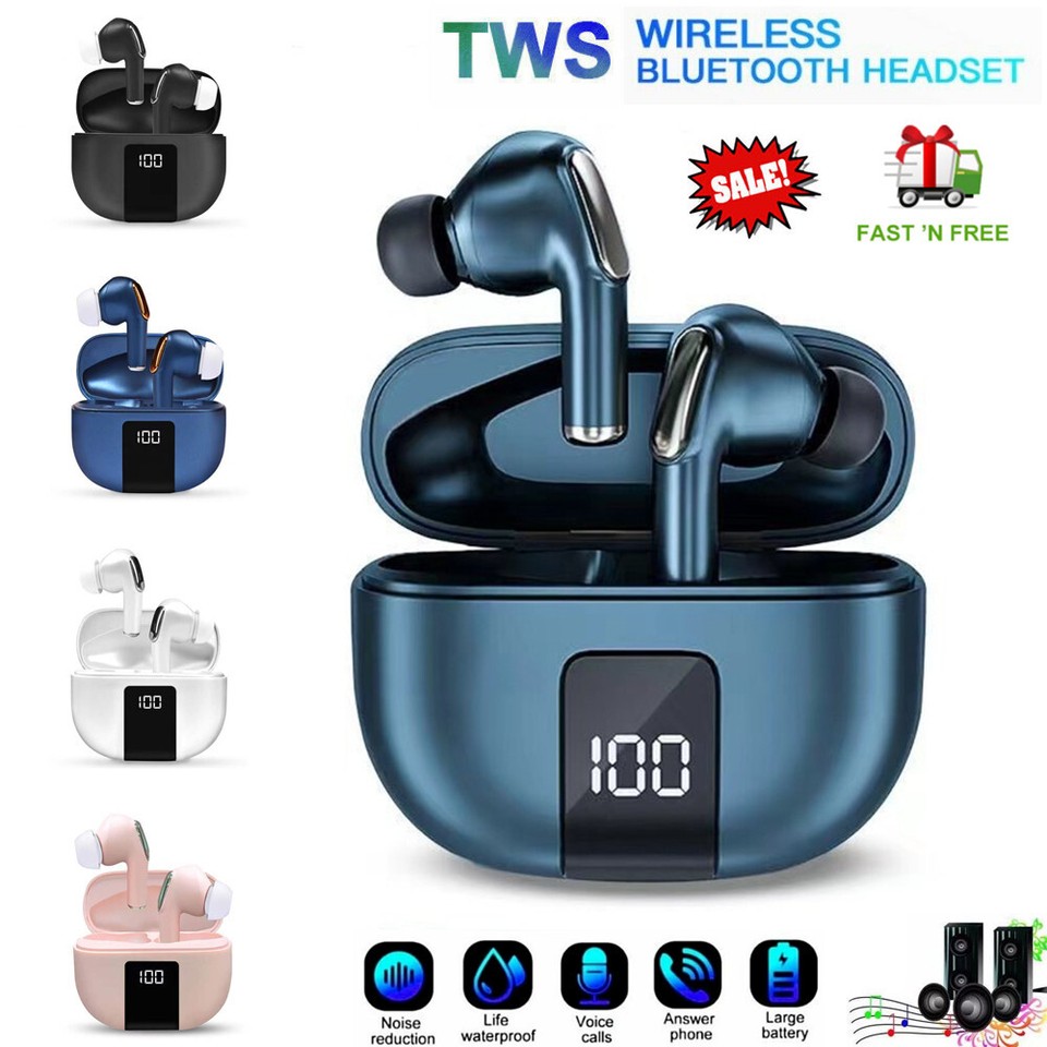 Bluetooth Wireless Headphones TWS Earphones For iPhone Samsung Mini In-Ear Buds