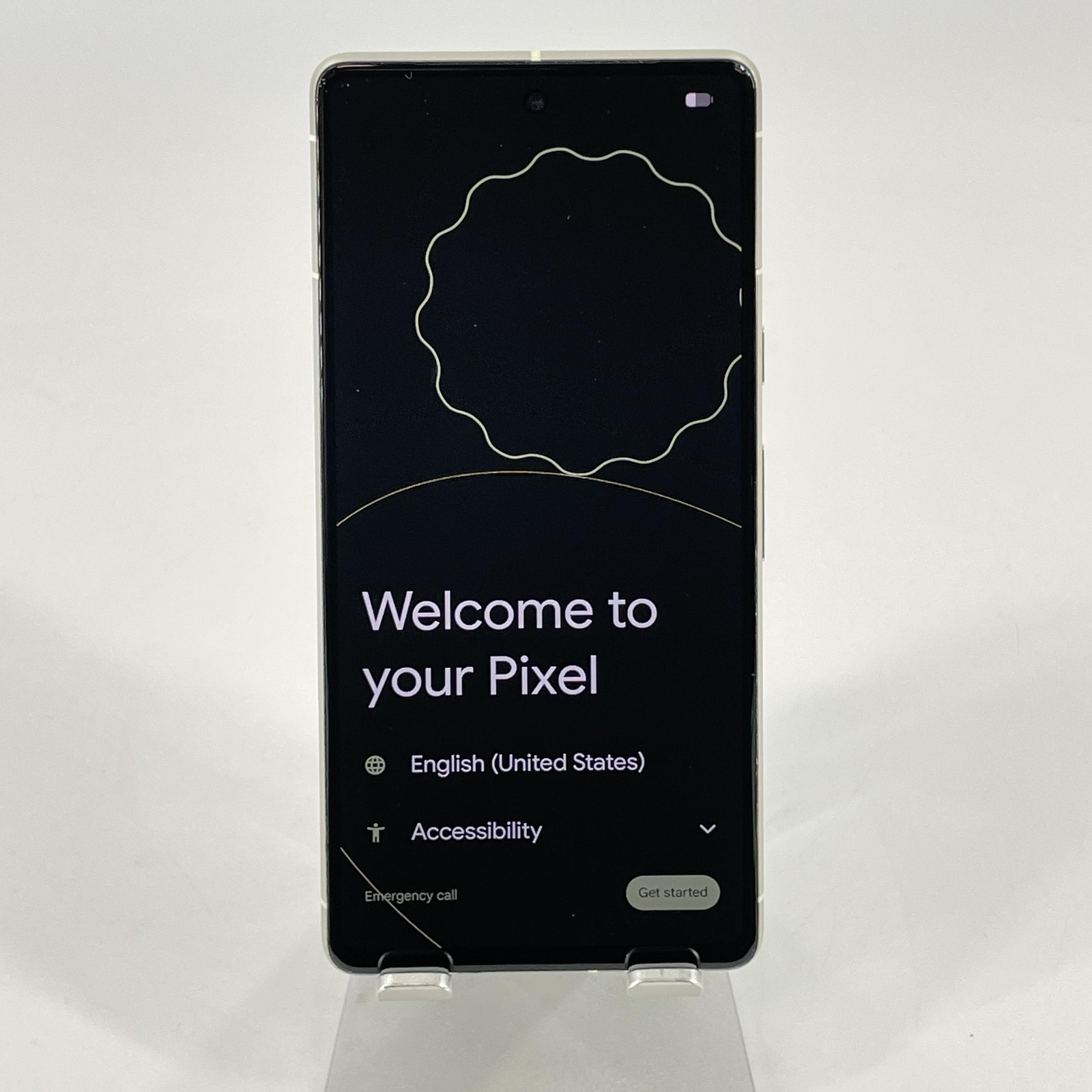 Google Pixel 7 Lemongrass 128GB Unlocked – Cracked Screen w/ LCD Damage READ