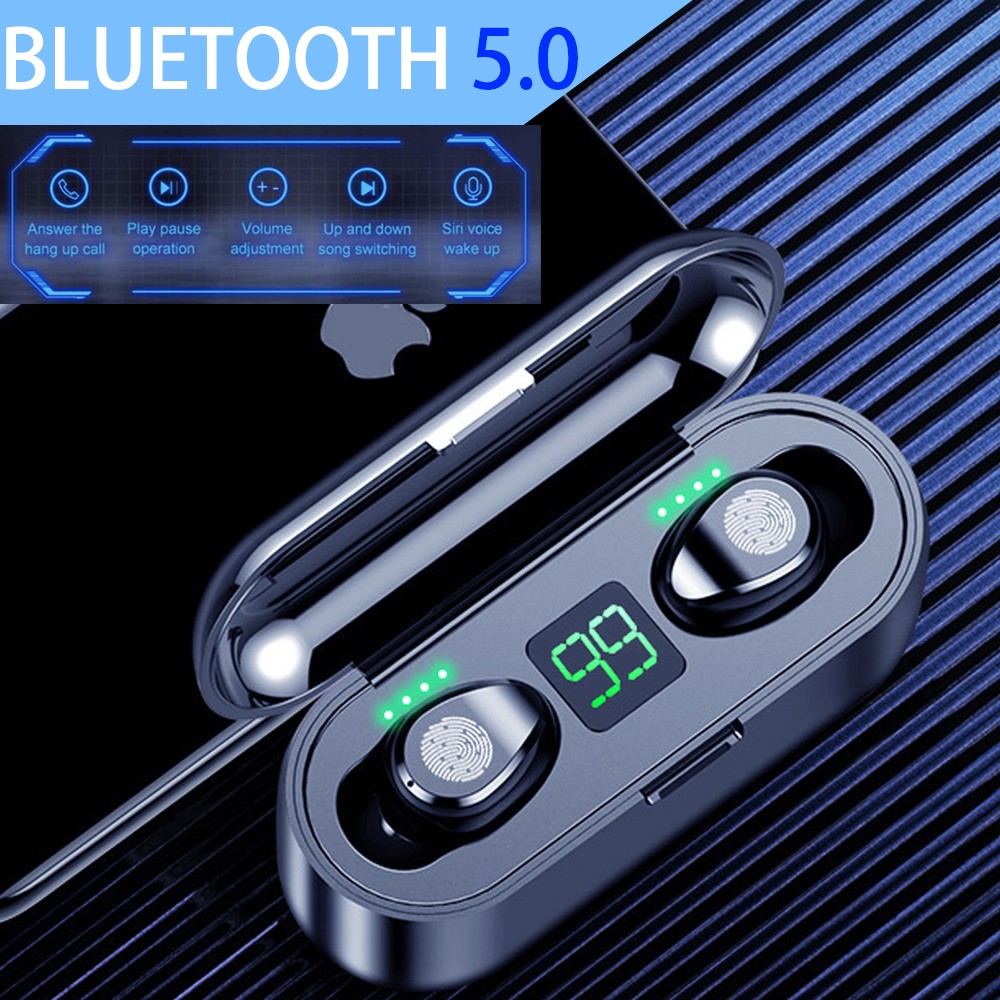 In Ear Bluetooth 5.0 headphone Wireless Earbuds Sporting Headset Premium Sound