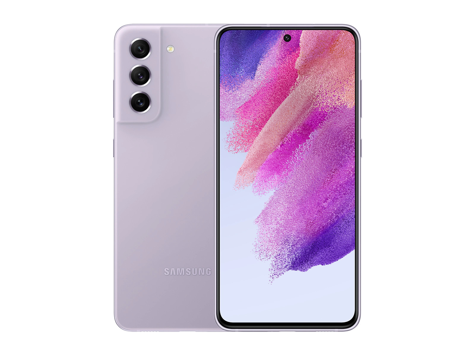 Samsung Galaxy S21 FE 5G SM-G990U2 AT&T Unlocked 128GB Lavender C Medium Burn