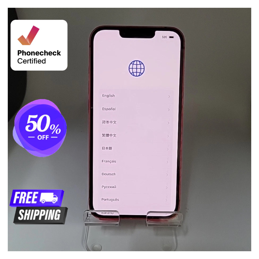 Apple iPhone 14 128GB 256GB 512GB Red/Midnight Unlocked Verizon AT&T