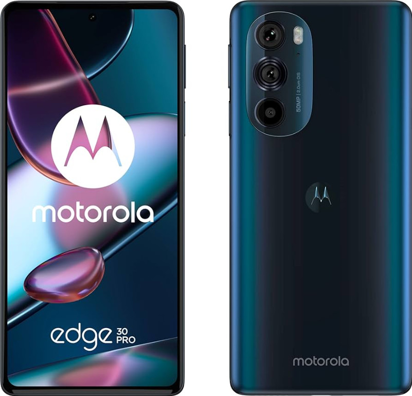 Motorola Moto Edge+ (2022)  Boost Unlocked 512GB Cosmos Blue C Light Burn