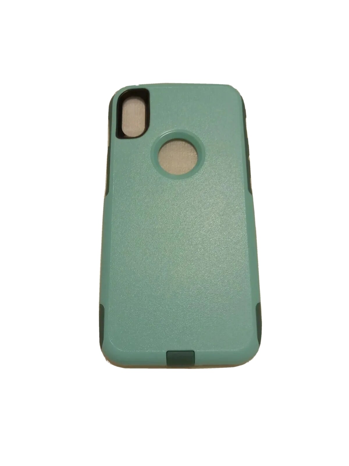 Aqua Mint Green Iphone X/ Xs Apple phone case  Shockproof w/screen protectors
