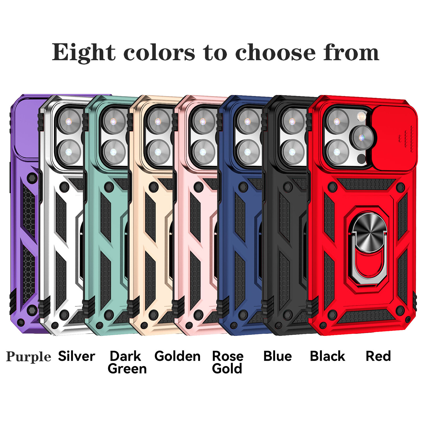 For iPhone 16 15 Plus 14 Pro Max 13 12 11 Heavy Duty Shockproof Phone Case