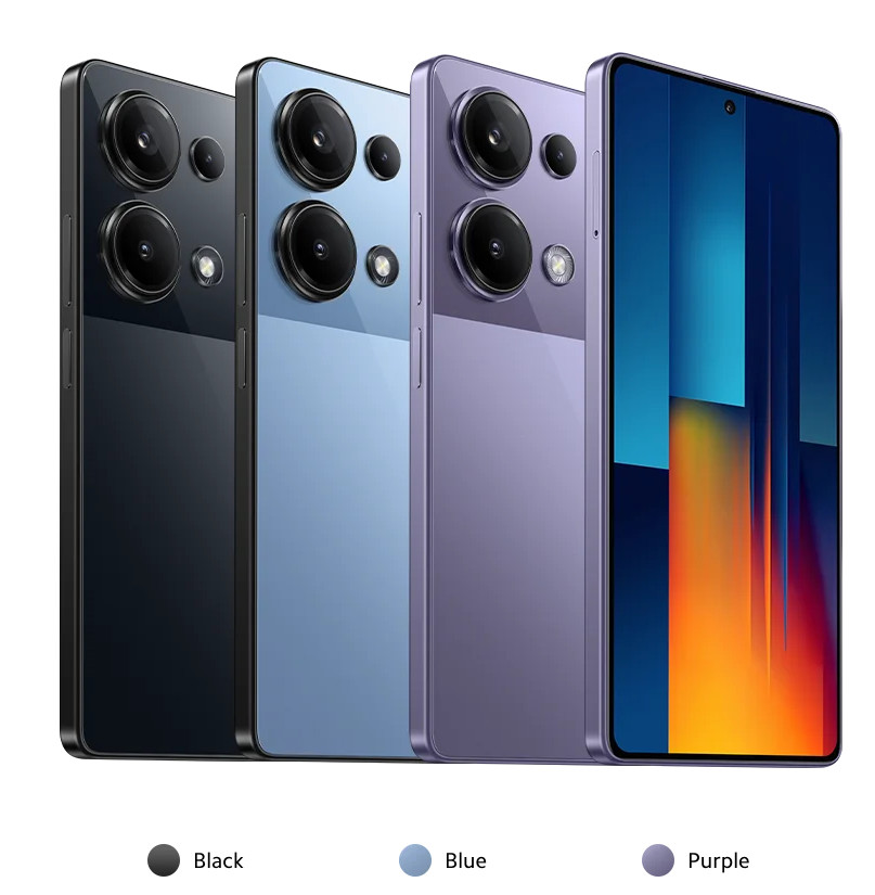 Xiaomi POCO M6 PRO 4G LTE Purple – 8GB RAM – 256GB ROM – Unlocked – NEW SEALED